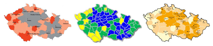 Mapy tvrdosti vody ČR